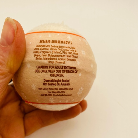 NWT Bath & Body Works Sugared Snickerdoodle Travel Hand Cream and Bath Fizzy - Picture 5 of 7